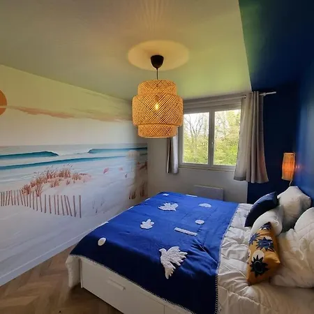 Familial 6 Personnes Au Coeur De La Nature - Lit King Size - Vue Sur Etang A 10mn Du Touquet