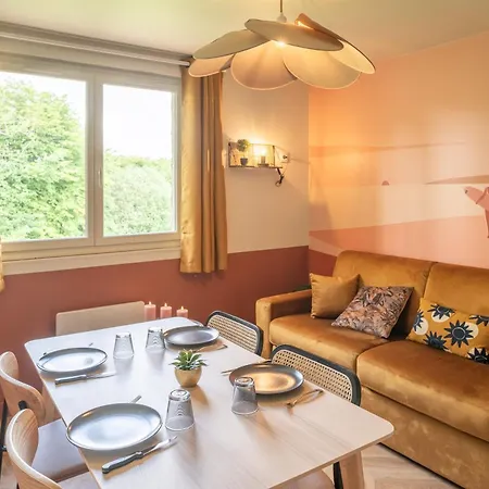公寓 Familial 6 Personnes Au Coeur De La Nature - Lit King Size - Vue Sur Etang A 10mn Du Touquet 圣若斯
