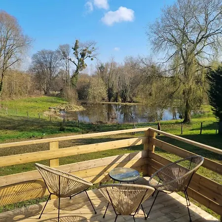 Familial 6 Personnes Au Coeur De La Nature - Lit King Size - Vue Sur Etang A 10mn Du Touquet *